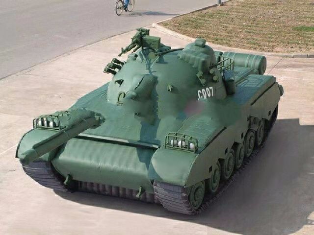 海口军用充气坦克车